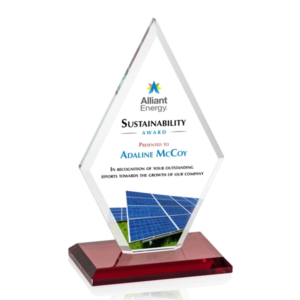 The Tuscany VividPrint™ Award features a beautiful Starfire Crystal in a... from ASI 84592 St Regis Group / St Regis