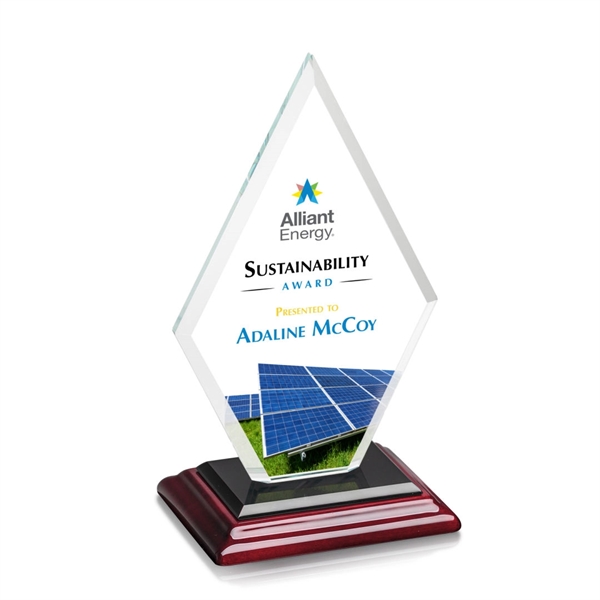 The Tuscany VividPrint™ Award features a beautiful Starfire Crystal in a... from ASI 84592 St Regis Group / St Regis