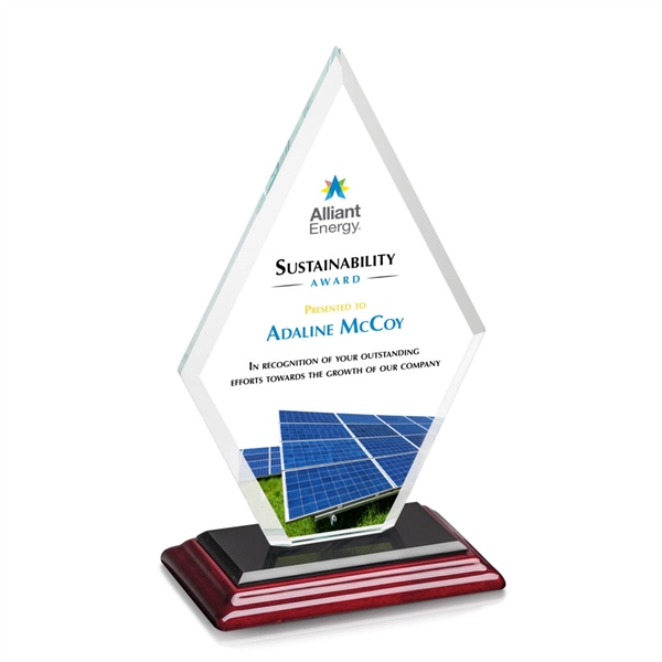 The Tuscany VividPrint™ Award features a beautiful Starfire Crystal in a... from ASI 84592 St Regis Group / St Regis