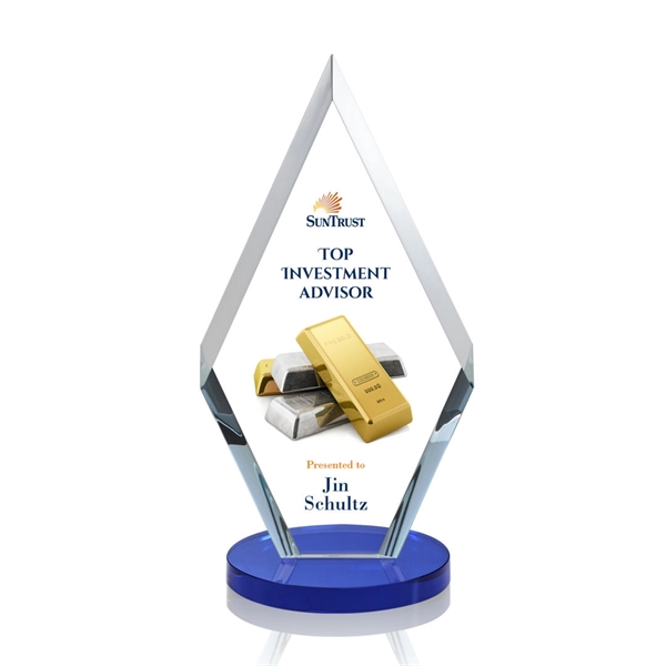 This simple yet elegant starfire diamond award features deep interchanging bevels... from ASI 84592 St Regis Group / St Regis