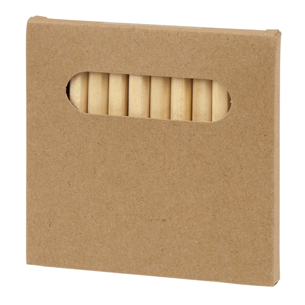 12-Piece colored pencil set with black, dark / light blue, brown,... from ASI 61125 Hit Promotional Products / Hit®