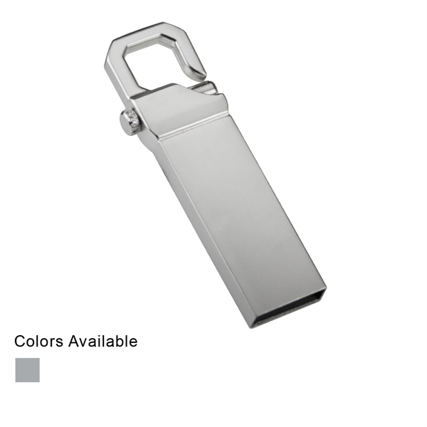 Almost like a carabiner, the Mini USB Drive, Hook, will fit... from ASI 74741 NVS Promo Designs, Inc. / NVS Promo