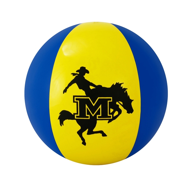 16" Inflatable Two Tone Beach Balls. Size 16" measured deflated. Choose... from ASI 31977 Adline Industries Inc