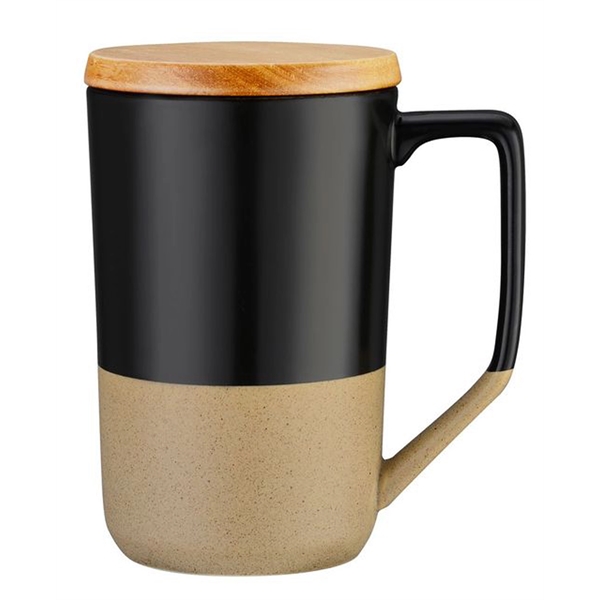 Ceramic Mug with Tea Bag Groove Design... from ASI 34046 Allcasion Travelware Co