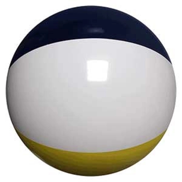 16"Inflatable Tri-Colored Beach Balls. 3 Colors 2 Panels Each. 16" measured... from ASI 31977 Adline Industries Inc