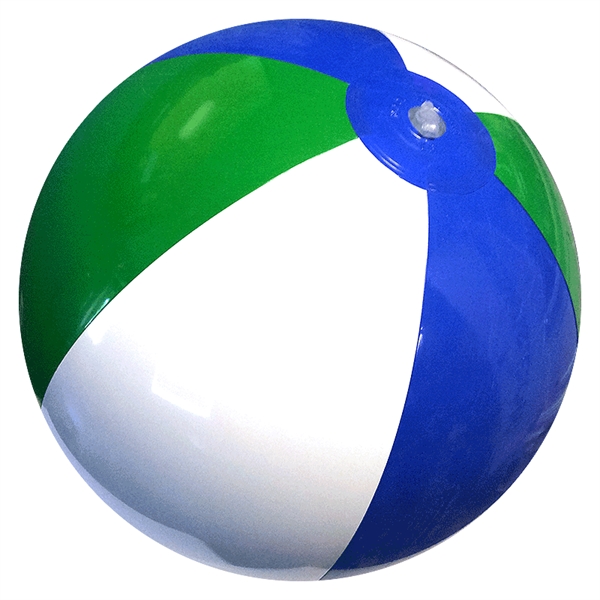 16"Inflatable Tri-Colored Beach Balls. 3 Colors 2 Panels Each. 16" measured... from ASI 31977 Adline Industries Inc