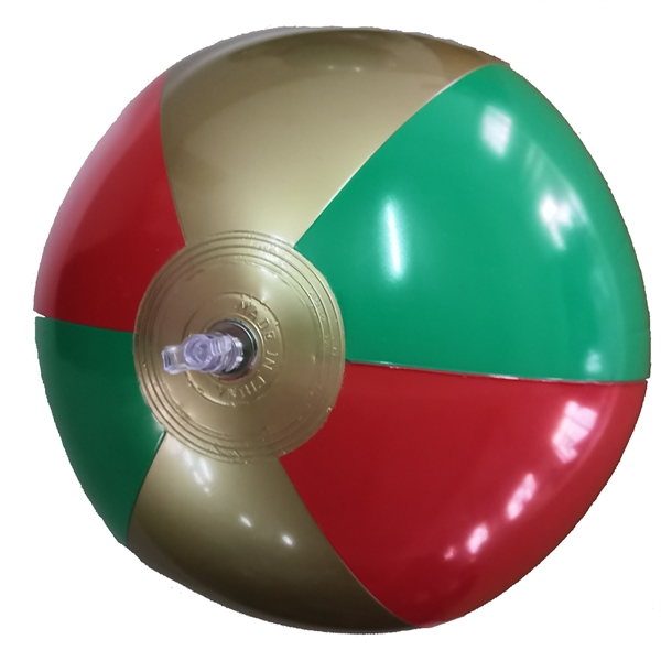 16"Inflatable Tri-Colored Beach Balls. 3 Colors 2 Panels Each. 16" measured... from ASI 31977 Adline Industries Inc