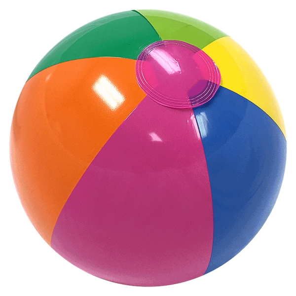 Inflatable Multi-Colored beach ball , 16" deflated., Phthalate Free PVC Material... from ASI 31977 Adline Industries Inc