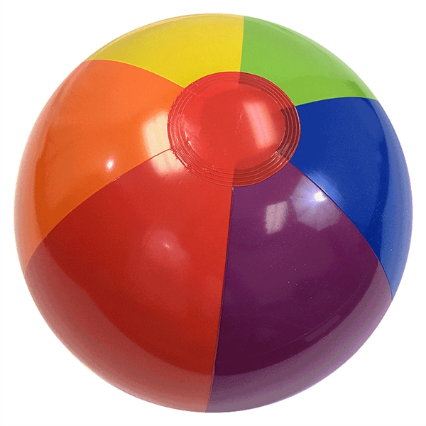 Inflatable Multi-Colored beach ball , 16" deflated., Phthalate Free PVC Material... from ASI 31977 Adline Industries Inc