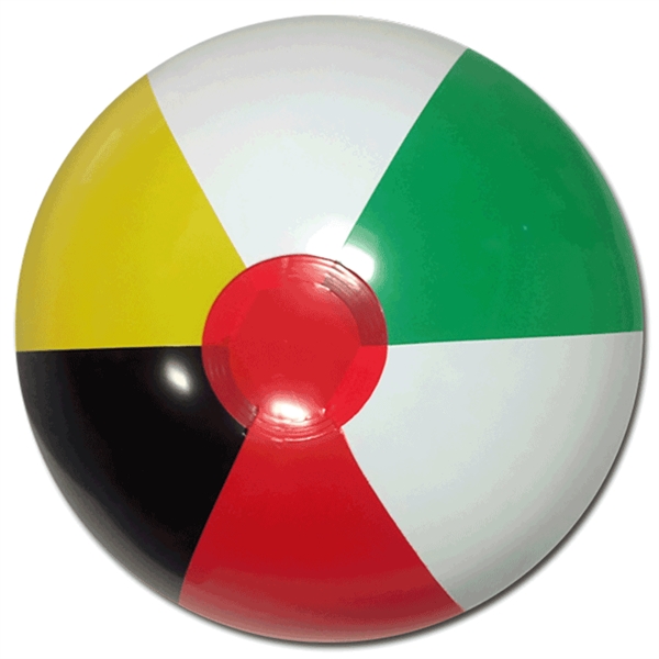 Inflatable Multi-Colored beach ball , 16" deflated., Phthalate Free PVC Material... from ASI 31977 Adline Industries Inc