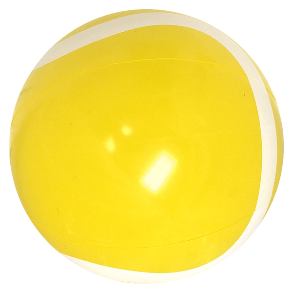 Inflatable tennis ball Beach Ball with white markings, 6" and 16"... from ASI 31977 Adline Industries Inc