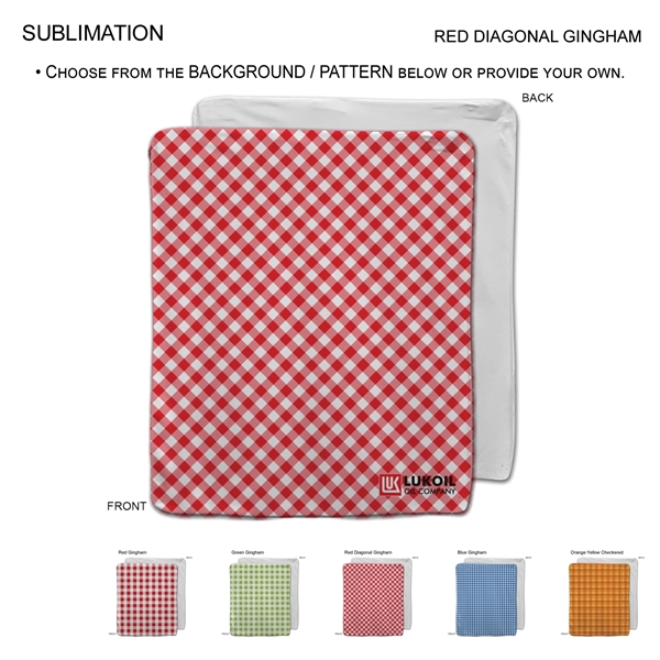 Checkered Blanket in soft Microfleece, 50x60, Large size... from ASI 53509 FIEL-Fairdeal Import & Export / FIEL