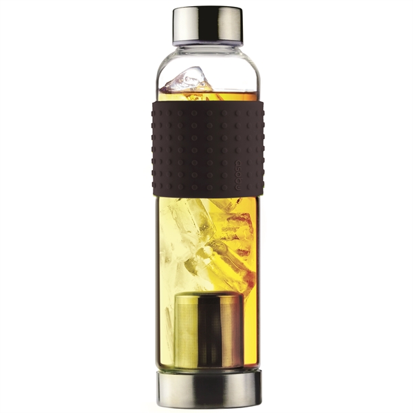 Glass bottle with tea infuser and silicone sleeve.... from ASI 31518 ADNART / Ad-N-Art