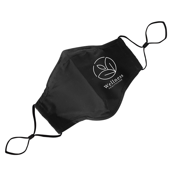 3-Ply Cotton Face Mask with Adjustable Ear Loops... from ASI 55990 Garyline