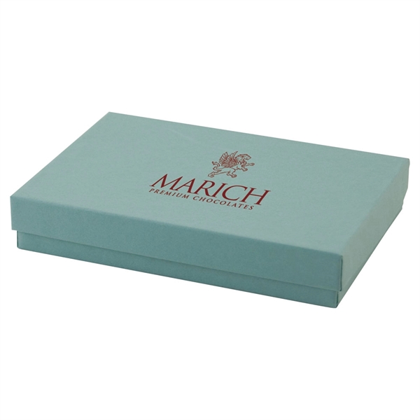 Color tinted kraft jewelry boxes made with rigid white lined board;... from ASI 75731 PWS / Pacific Western Sales/Cater Line