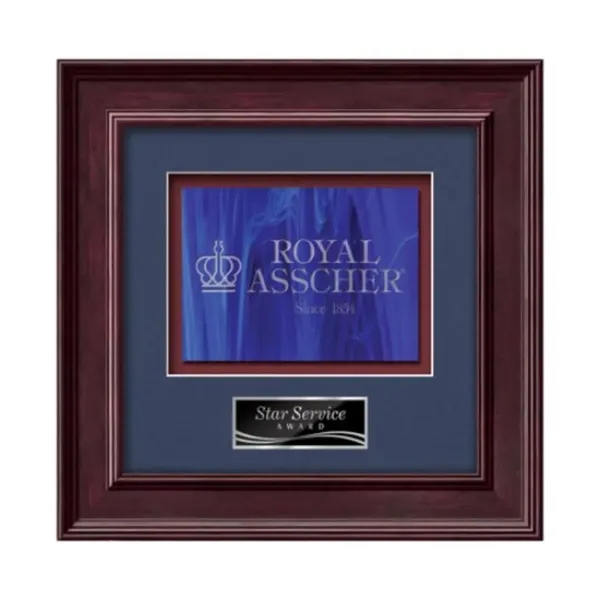 Stained Glass award framed in our exquisite Calder molding with your... from ASI 84592 St Regis Group / St Regis Crystal