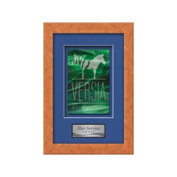 Stained Glass award framed in our exquisite Eldridge molding with your... from ASI 84592 St Regis Group / St Regis Crystal