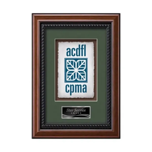 VividPrint award framed in our exquisite Deco molding with your choice... from ASI 84592 St Regis Group
