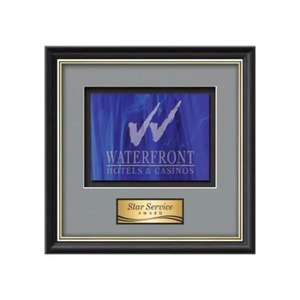 Stained Glass award framed in our exquisite Baron molding with your... from ASI 84592 St Regis Group / St Regis Crystal
