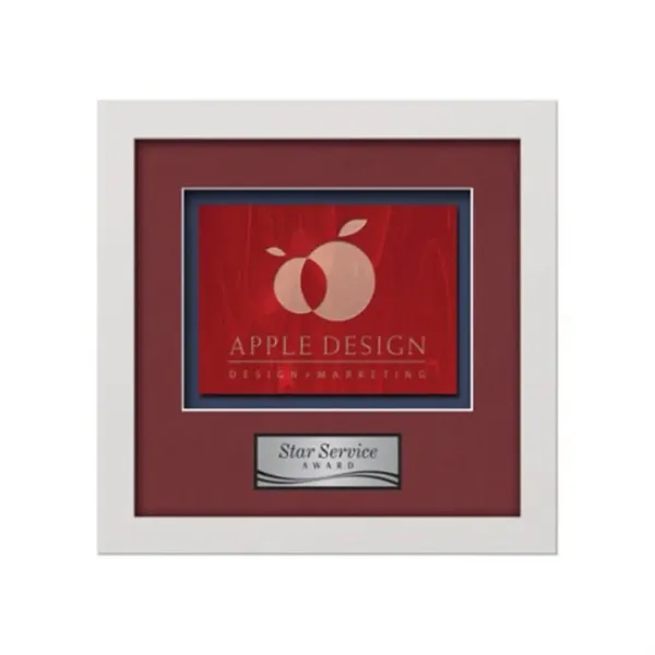 Stained Glass award framed in our exquisite Primrose molding with your... from ASI 84592 St Regis Group / St Regis Crystal