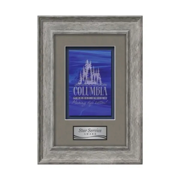 These Stained Glass Framed Awards are inspired by the spectral light... from ASI 84592 St Regis Group / St Regis Crystal