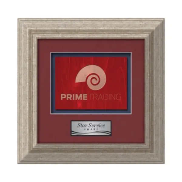 These Stained Glass Framed Awards are inspired by the spectral light... from ASI 84592 St Regis Group / St Regis Crystal