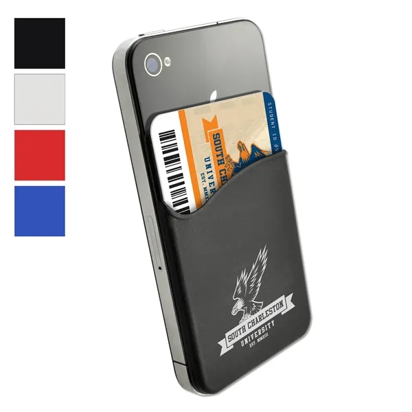 Versatile custom cell phone holder / credential wallet holds up to... from ASI 79898 Promovision / PROMOVISION