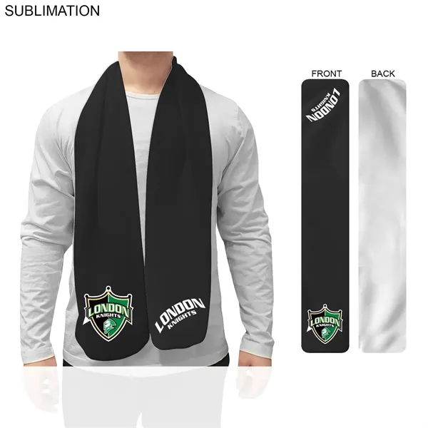 Colored Microfleece Scarf, 8x60, Ultra Soft and Smooth, Sublimated Edge to... from ASI 53509 FIEL-Fairdeal Import & Export / FIEL