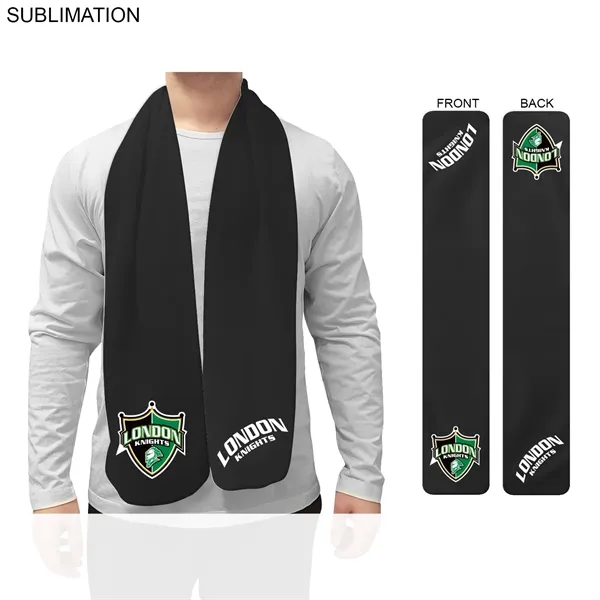 Colored Microfleece Scarf, 8x60, Ultra Soft and Smooth, Sublimated Edge to... from ASI 53509 FIEL-Fairdeal Import & Export / FIEL