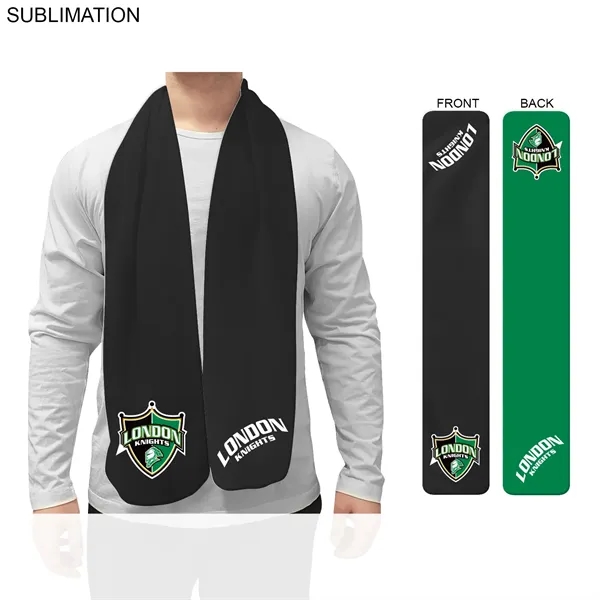 Colored Microfleece Scarf, 8x60, Ultra Soft and Smooth, Sublimated Edge to... from ASI 53509 FIEL-Fairdeal Import & Export / FIEL