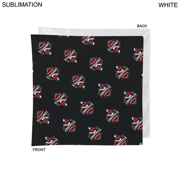 Colored Sublimated Bandana, 22x22, Sublimated Edge to Edge 1 side... from ASI 53509 FIEL-Fairdeal Import & Export / FIEL
