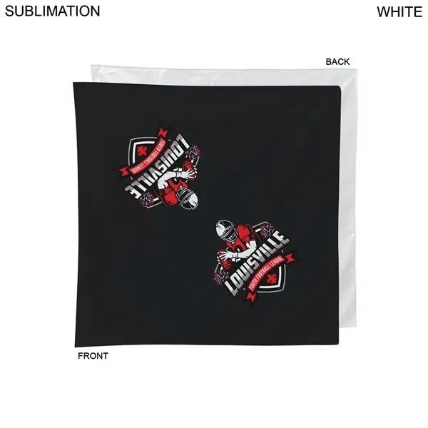 Colored Sublimated Bandana, 22x22, Sublimated Edge to Edge 1 side... from ASI 53509 FIEL-Fairdeal Import & Export / FIEL