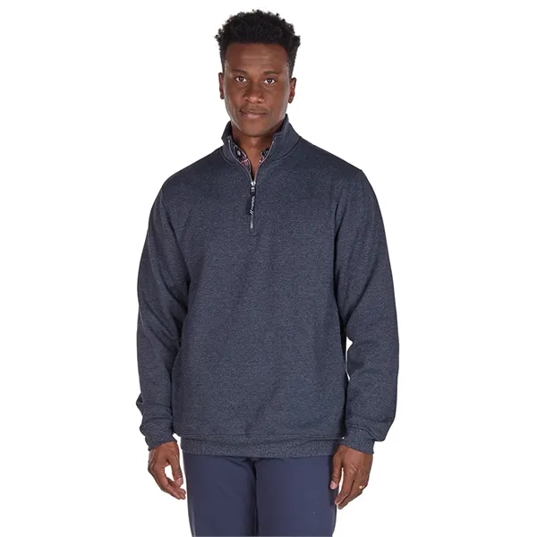 Quarter zip sweatshirt with side pockets and relaxed fit.... from ASI 44620 Charles River Apparel