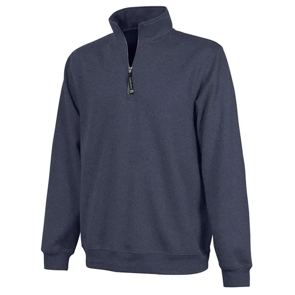 Quarter zip sweatshirt with side pockets and relaxed fit.... from ASI 44620 Charles River Apparel