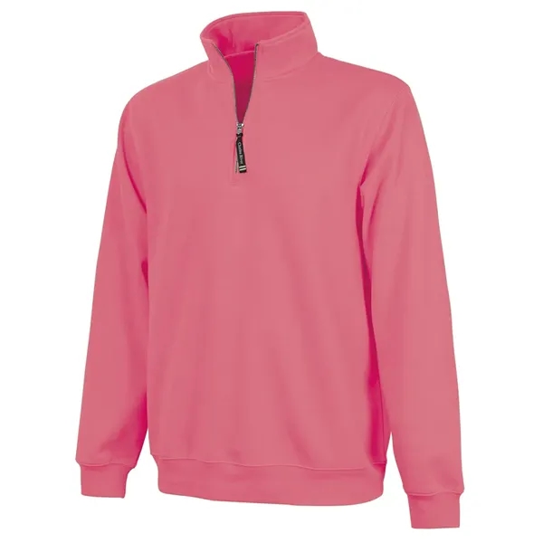 Quarter zip sweatshirt with side pockets and relaxed fit.... from ASI 44620 Charles River Apparel
