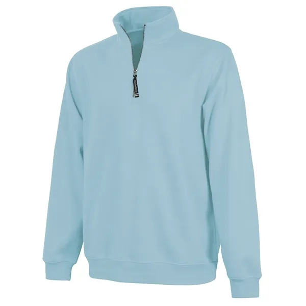 Quarter zip sweatshirt with side pockets and relaxed fit.... from ASI 44620 Charles River Apparel