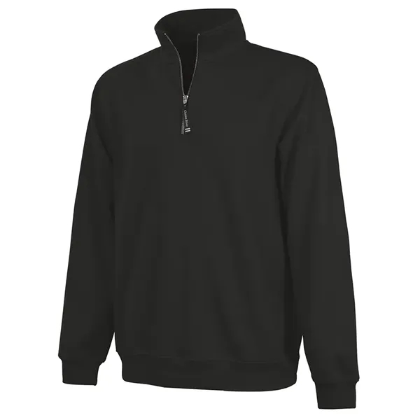Quarter zip sweatshirt with side pockets and relaxed fit.... from ASI 44620 Charles River Apparel