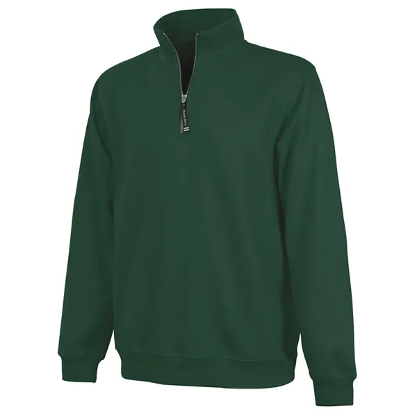 Quarter zip sweatshirt with side pockets and relaxed fit.... from ASI 44620 Charles River Apparel