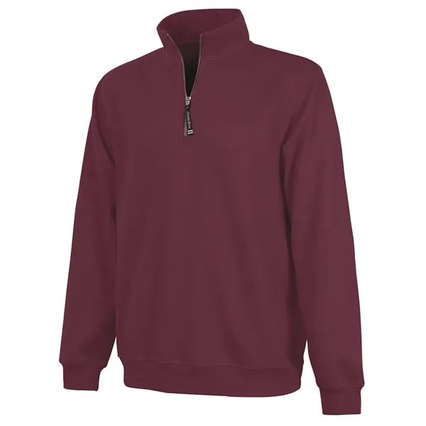 Quarter zip sweatshirt with side pockets and relaxed fit.... from ASI 44620 Charles River Apparel