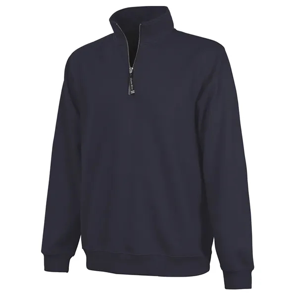 Quarter zip sweatshirt with side pockets and relaxed fit.... from ASI 44620 Charles River Apparel