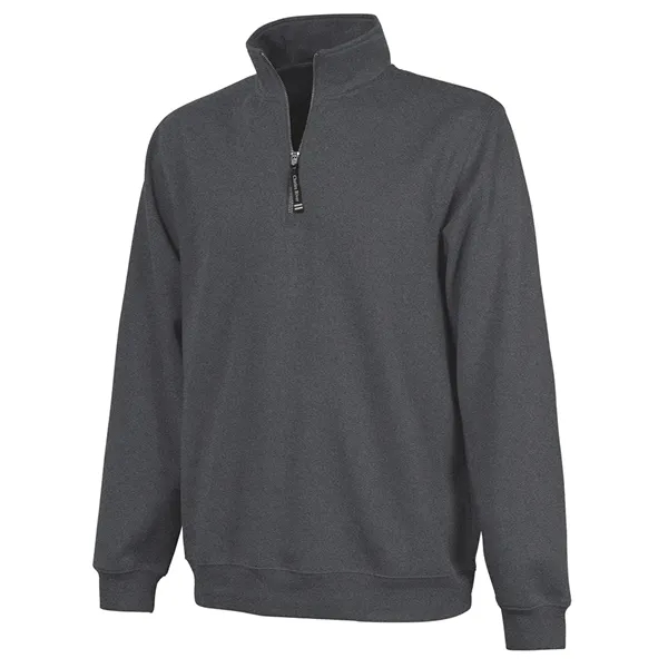 Quarter zip sweatshirt with side pockets and relaxed fit.... from ASI 44620 Charles River Apparel