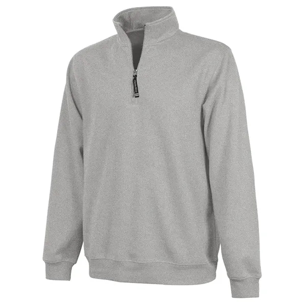 Quarter zip sweatshirt with side pockets and relaxed fit.... from ASI 44620 Charles River Apparel