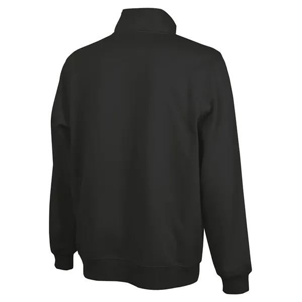 Quarter zip sweatshirt with side pockets and relaxed fit.... from ASI 44620 Charles River Apparel