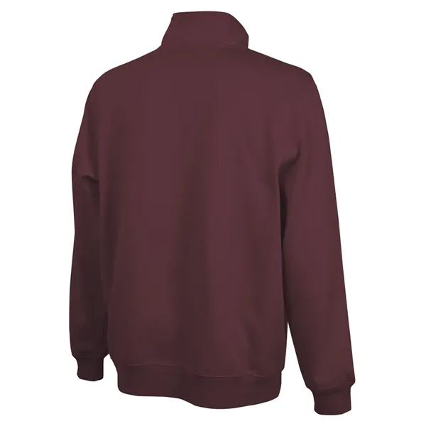 Quarter zip sweatshirt with side pockets and relaxed fit.... from ASI 44620 Charles River Apparel