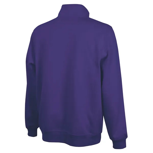 Quarter zip sweatshirt with side pockets and relaxed fit.... from ASI 44620 Charles River Apparel