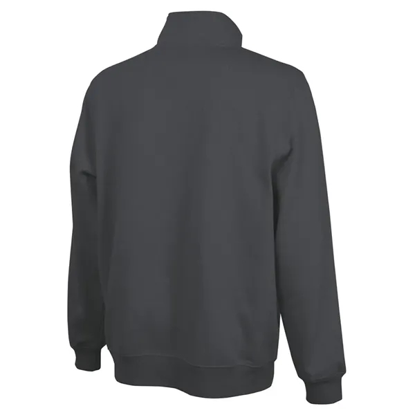 Quarter zip sweatshirt with side pockets and relaxed fit.... from ASI 44620 Charles River Apparel