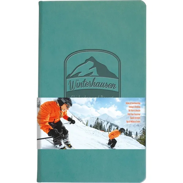 Journal with faux leather, thread-sewn cover, full-color digital graphic wrap and... from ASI 91340 Journalbooks/Timeplanner Calendars