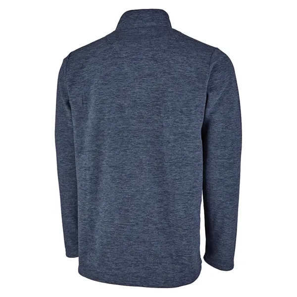 Men's microfleece pullover with a quarter zip design and a rubberized... from ASI 44620 Charles River Apparel