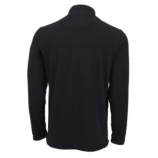 Men's microfleece pullover with a quarter zip design and a rubberized... from ASI 44620 Charles River Apparel