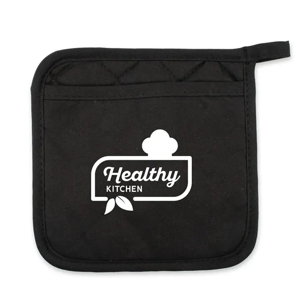 Pot holder with a pocket on the front and a loop... from ASI 54040 Fey Promo / Mi Line by Fey